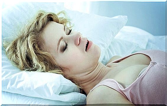 sleeping woman depicting atypical depression