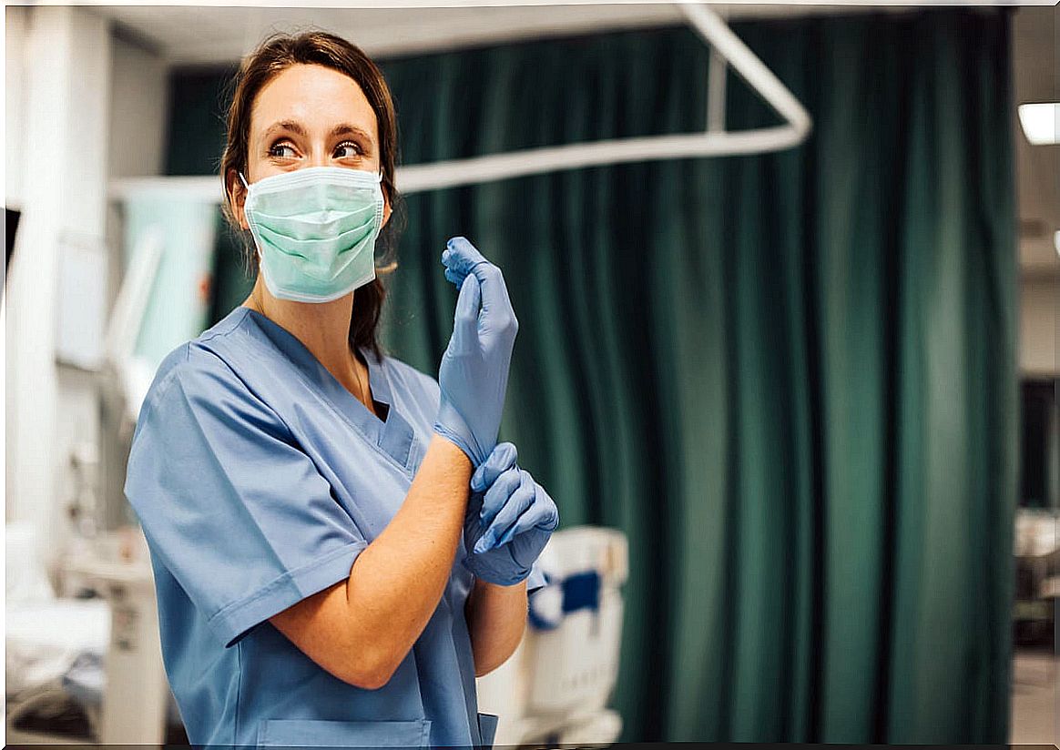 Nurse working