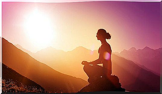 woman meditating to increase intelligence