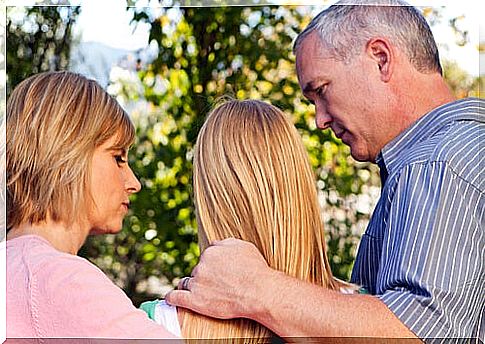 Parents with daughter