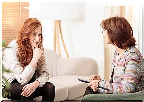 Psychologist doing psychological therapy