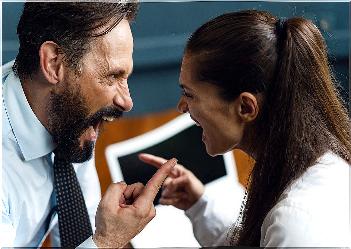 What is aggressive communication?